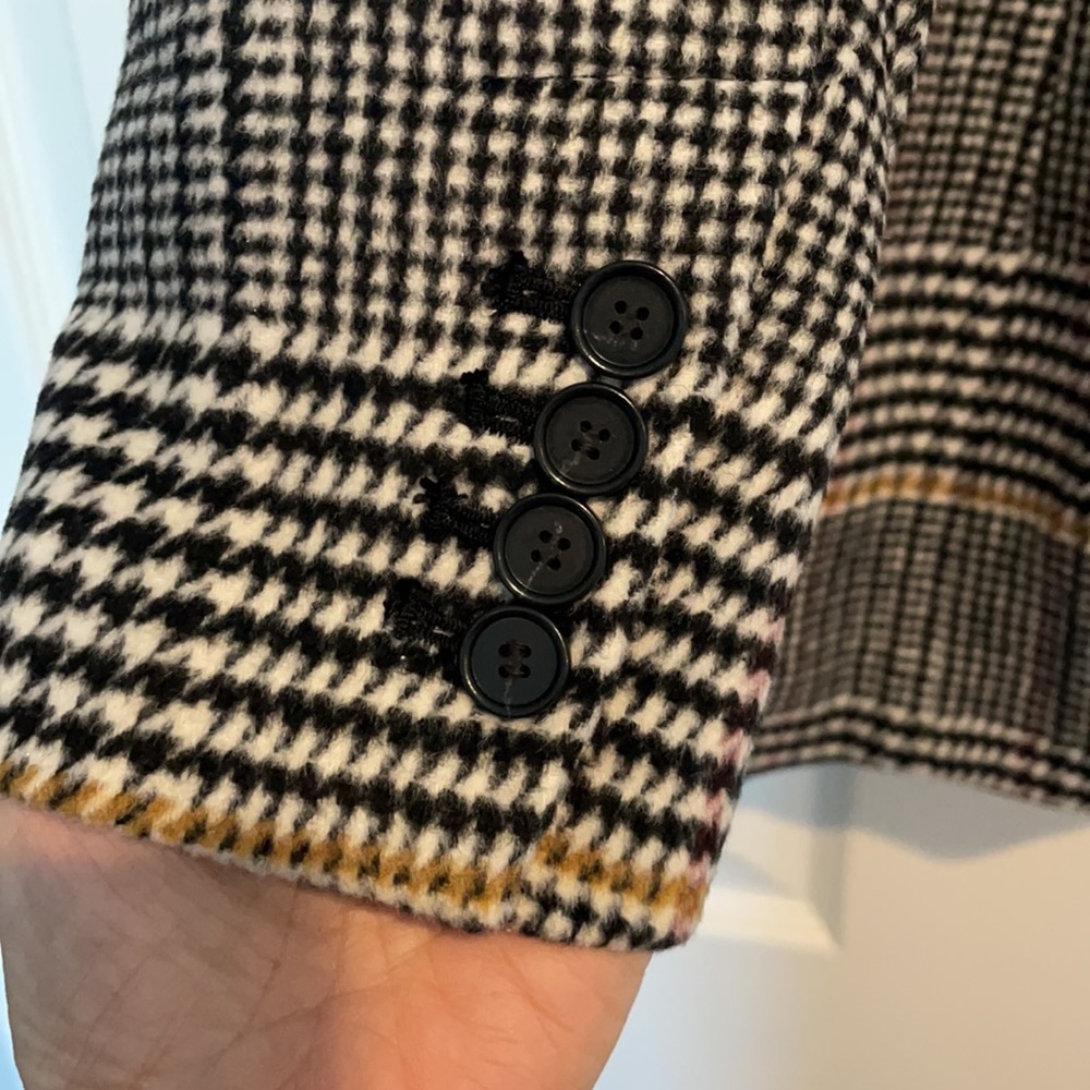 LOFT Plaid Modern Blazer - Picture 6 of 9